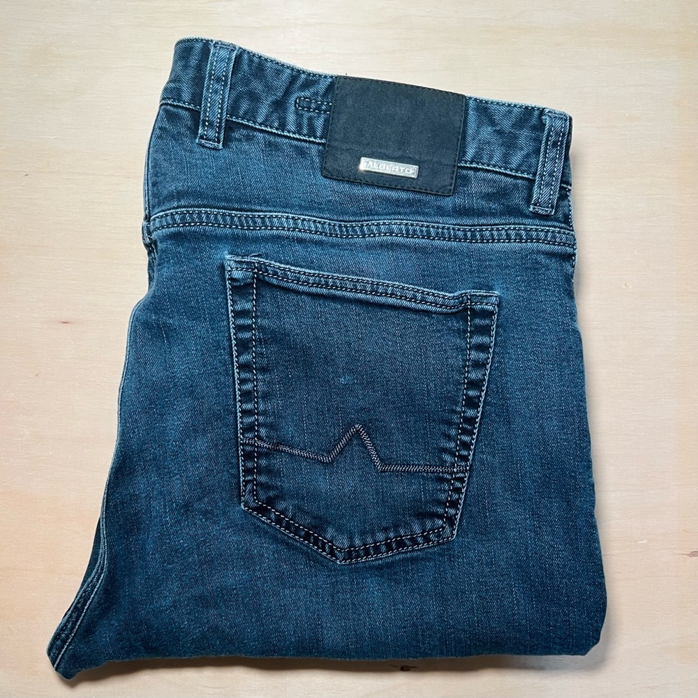 Alberto Modern Fit Stone Dark Weft Jeans 36x34